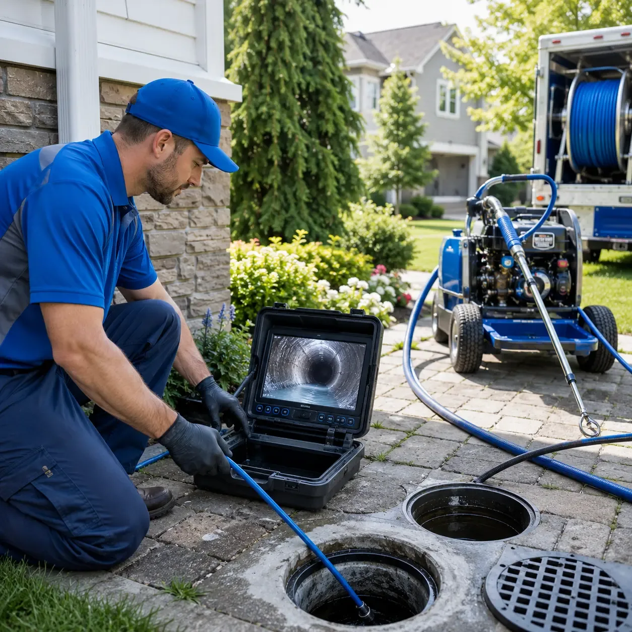 Outdoor drain cleaning professionals serving Midlothian, TX
